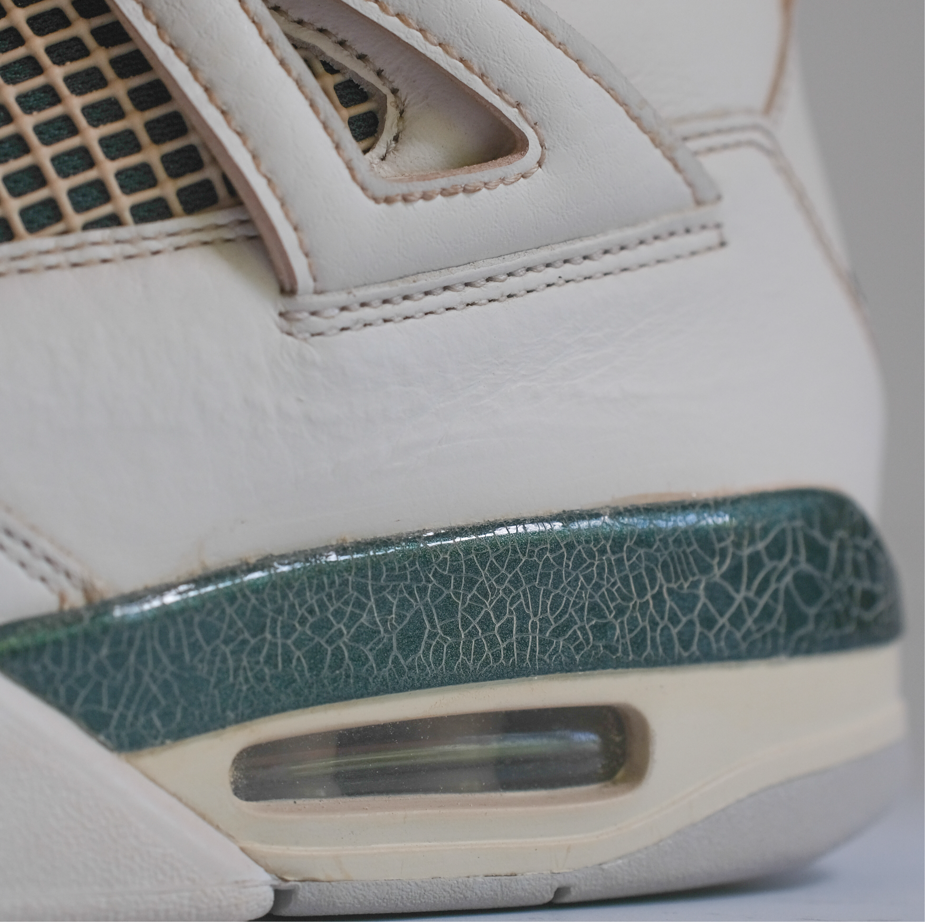 Aged Jordan 4 Oxidized Green