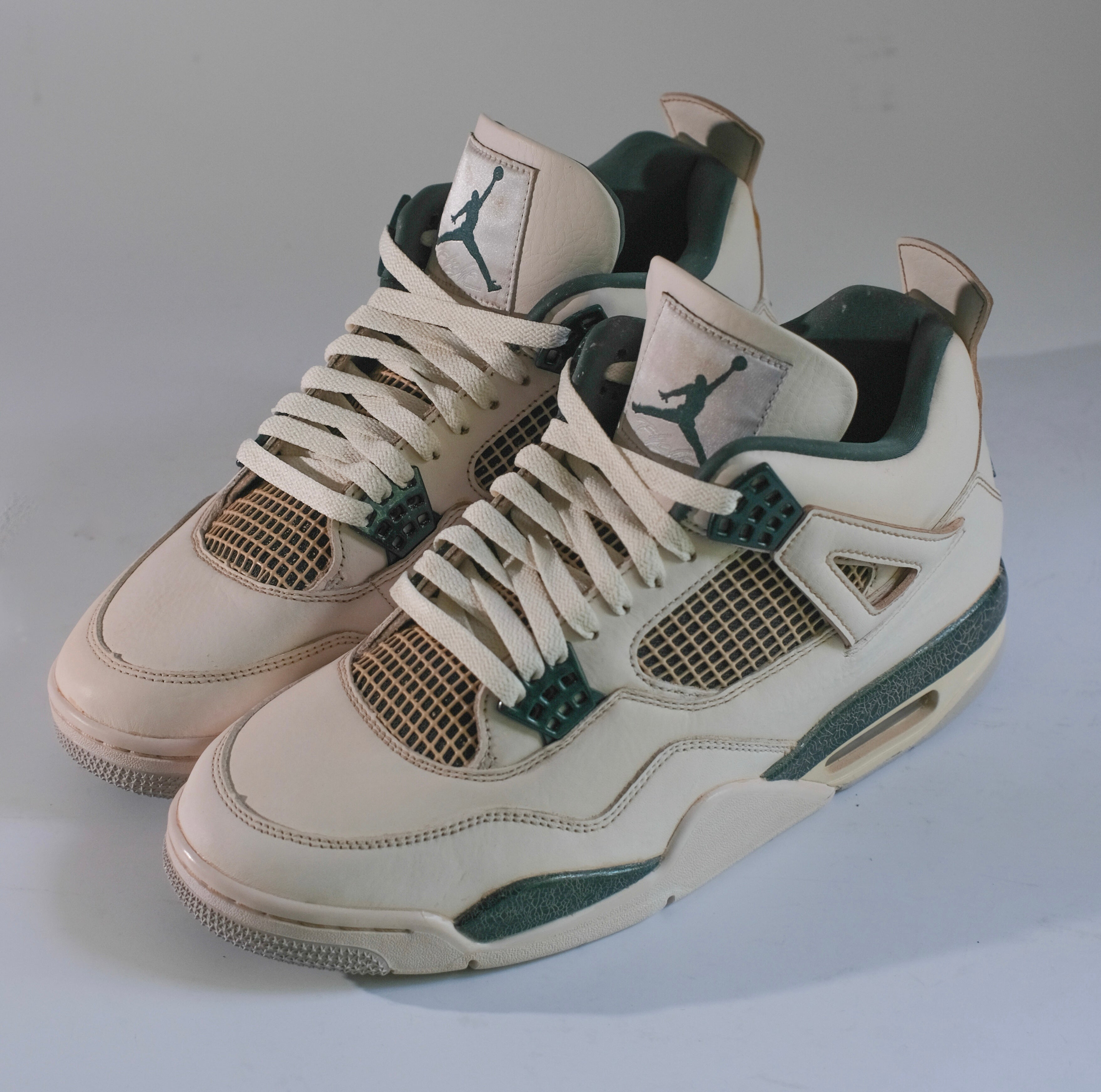 Aged Jordan 4 Oxidized Green